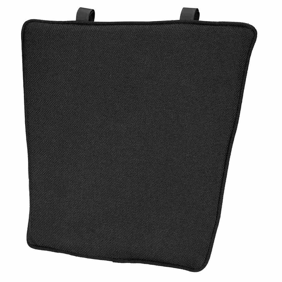 Chivari Black 1" Thick Fabric Chiavari Chair Back Cushion CUSHCBK-BLK-A