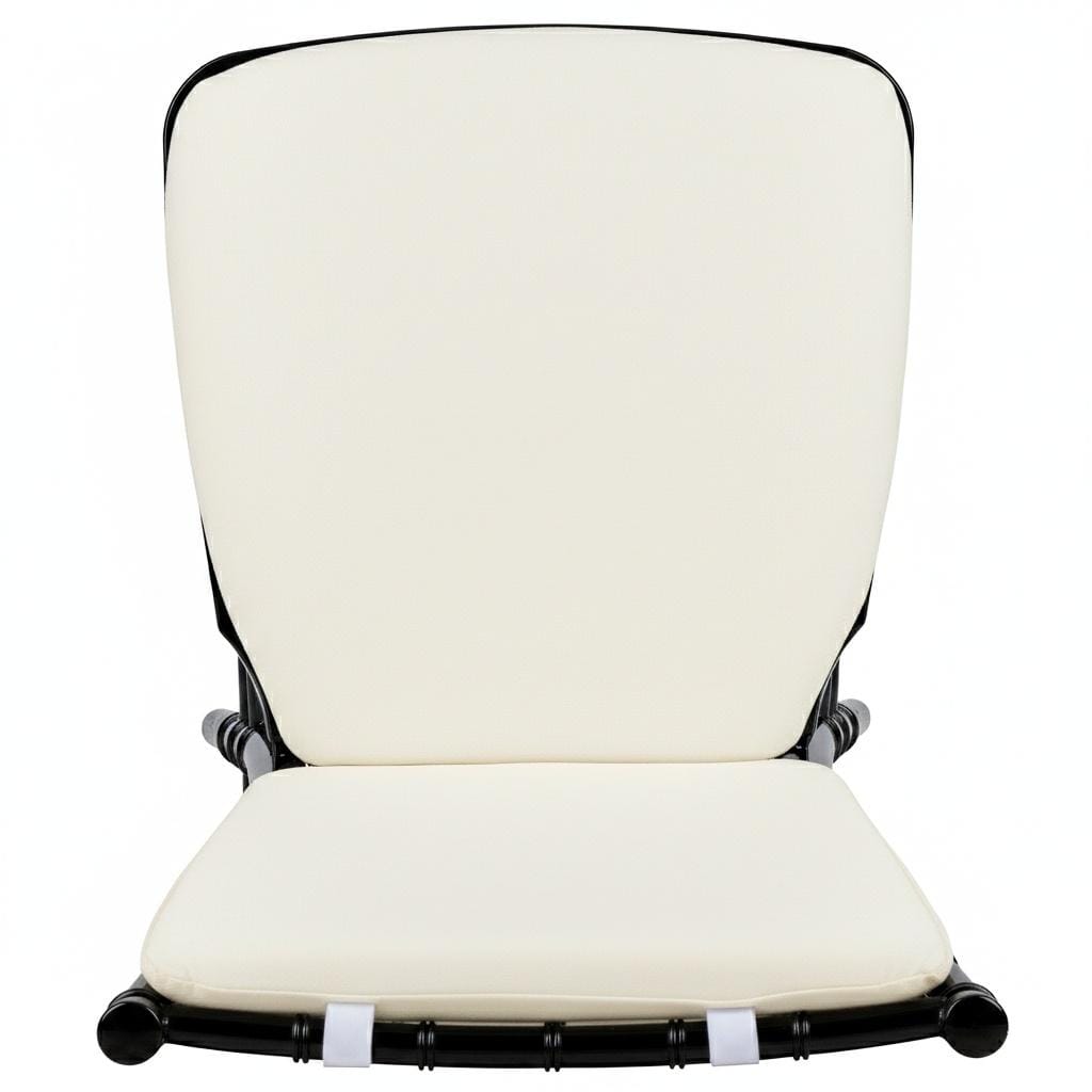 Chivari Ivory Chiavari Chair Comfort Upgrade Kit with SlipNot™ Technology CUSHCBK-PNB-IVY-A