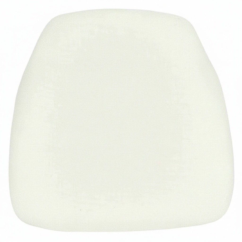 Chivari White Chiavari Chair Comfort Upgrade Kit with SlipNot™ Technology CUSHCBK-PNB-WHI-A