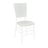 White Chiavari Chair Comfort Upgrade Kit with SlipNot™ Technology