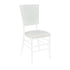 Chivari White Chiavari Chair Comfort Upgrade Kit with SlipNot™ Technology CUSHCBK-PNB-WHI-A