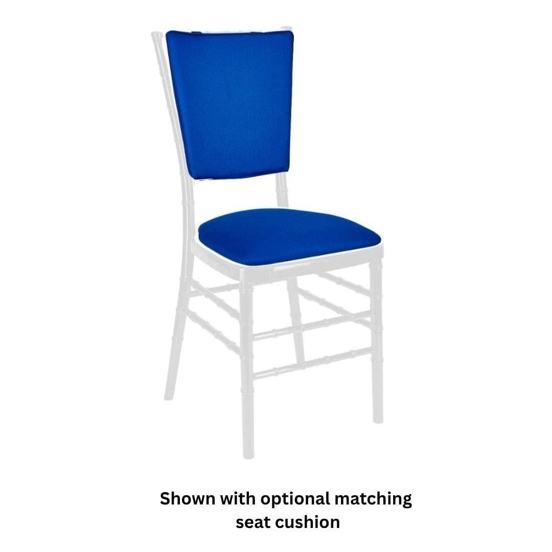 Chivari Royal Blue 1" Thick Chiavari Chair Back Cushion CUSHCBK-RB-A