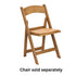 Chivari Brown Resin Folding Chair Rattan Cushion Replacement CUSHFOLDRESIN-RTNB-AX