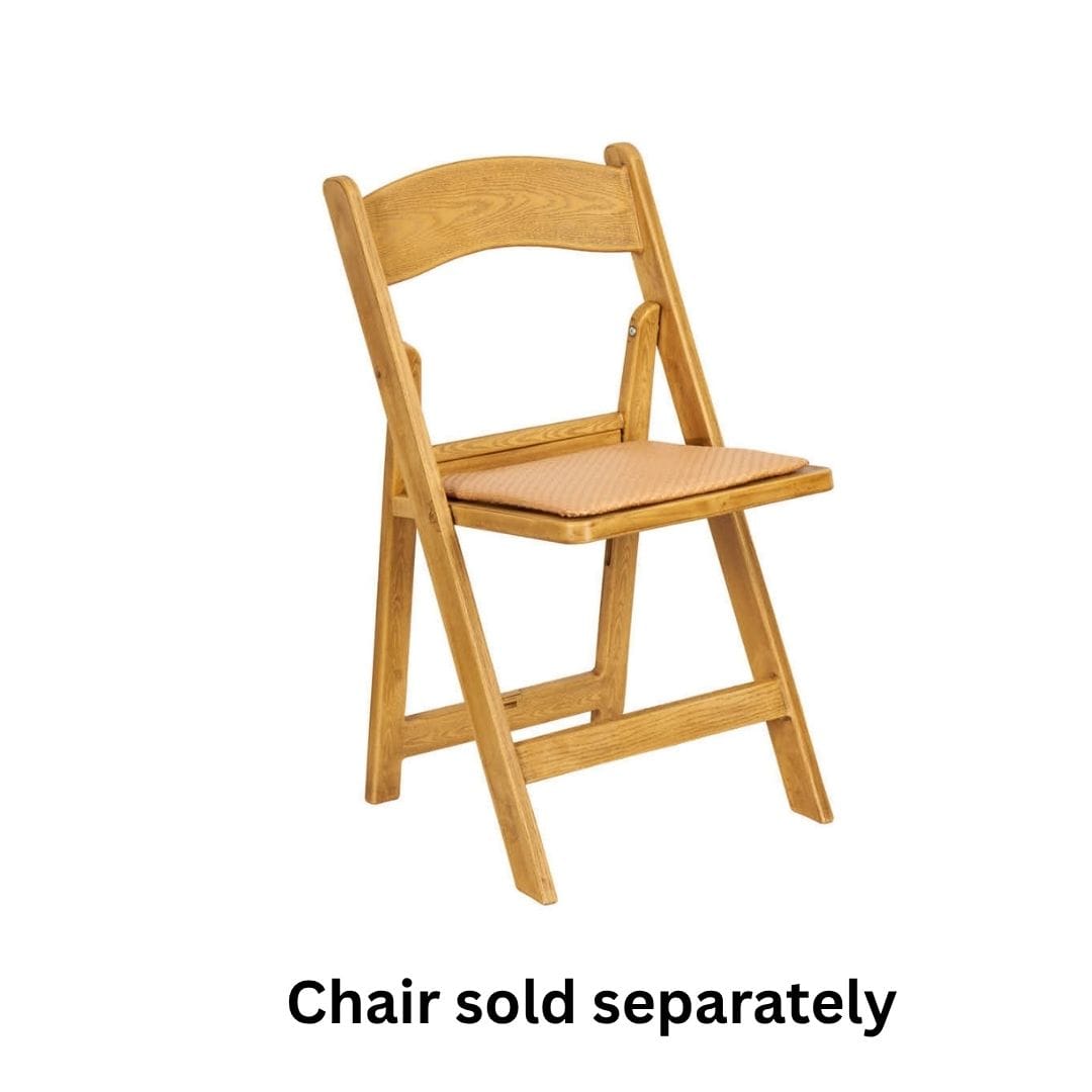Chivari Brown Resin Folding Chair Rattan Cushion Replacement CUSHFOLDRESIN-RTNB-AX