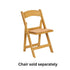 Chivari Brown Resin Folding Chair Rattan Cushion Replacement CUSHFOLDRESIN-RTNB-AX