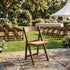 Chivari Brown Resin Folding Chair Rattan Cushion Replacement CUSHFOLDRESIN-RTNB-AX