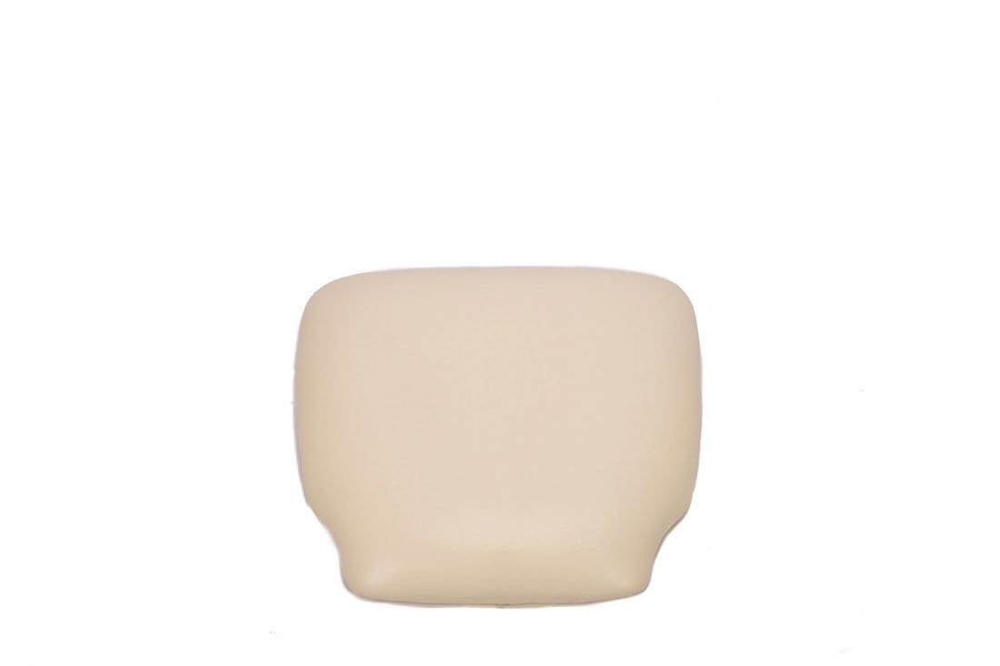 Chivari Ivory 1.75" Thick Vinyl Panel Chiavari Chair Cushion CUSHPANVINIVY-PVC-CONT-AX-T