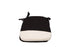 Chivari Black Cushion Cover Sham with Tie Straps L-SHAM-MATTE-1S-BLK-ZG-T