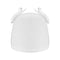 Chivari White Cushion Cover Sham with Tie Straps L-SHAM-MATTE-1S-WHI-ZG-T