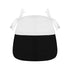 Chivari White Cushion Cover Sham with Tie Straps L-SHAM-MATTE-1S-WHI-ZG-T