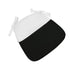 Chivari White Cushion Cover Sham with Tie Straps L-SHAM-MATTE-1S-WHI-ZG-T