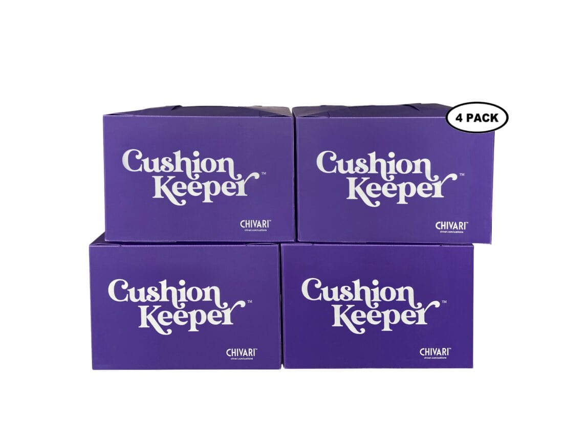 Chivari Cushion Keeper™ Storage Box - Pack of 4, Holds 64 Cushions CUSH-KPR-AX-T-4