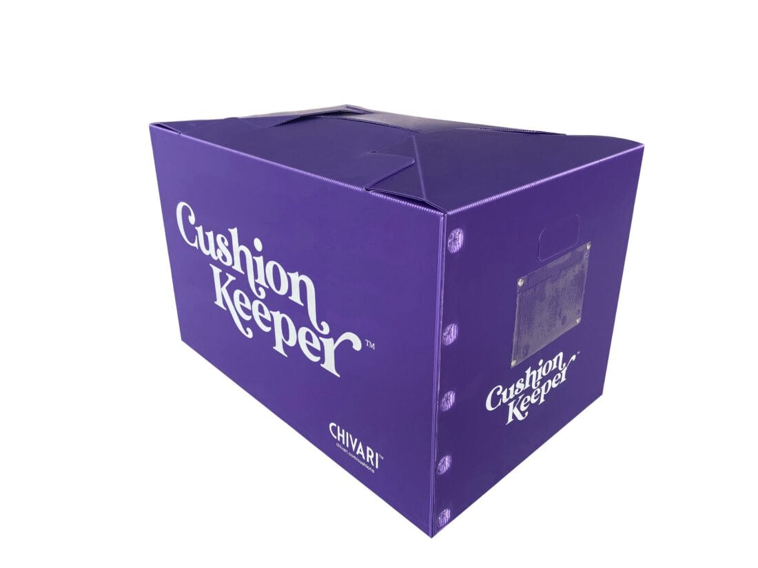 Chivari Cushion Keeper™ Storage Box - Pack of 4, Holds 64 Cushions CUSH-KPR-AX-T-4