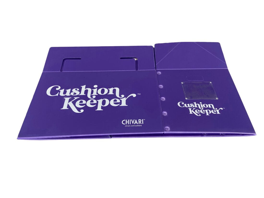 Chivari Cushion Keeper™ Storage Box - Pack of 4, Holds 64 Cushions CUSH-KPR-AX-T-4