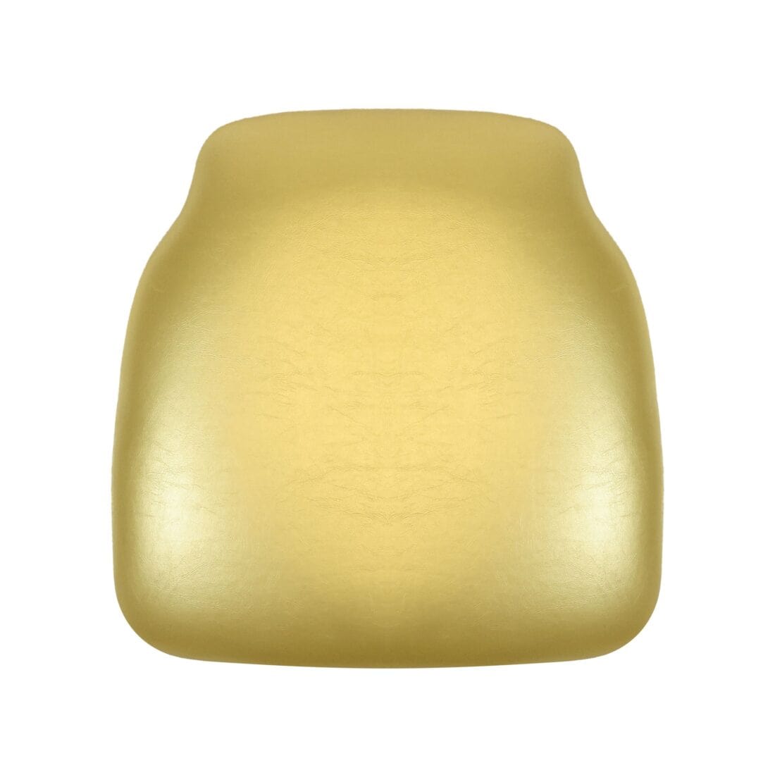 Chivari Gold 1.75" Thick Vinyl Panel Chiavari Chair Cushion CUSHPANVINGOLD-CONT-AX-T