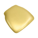 Gold 1.75" Thick Vinyl Panel Chiavari Chair Cushion