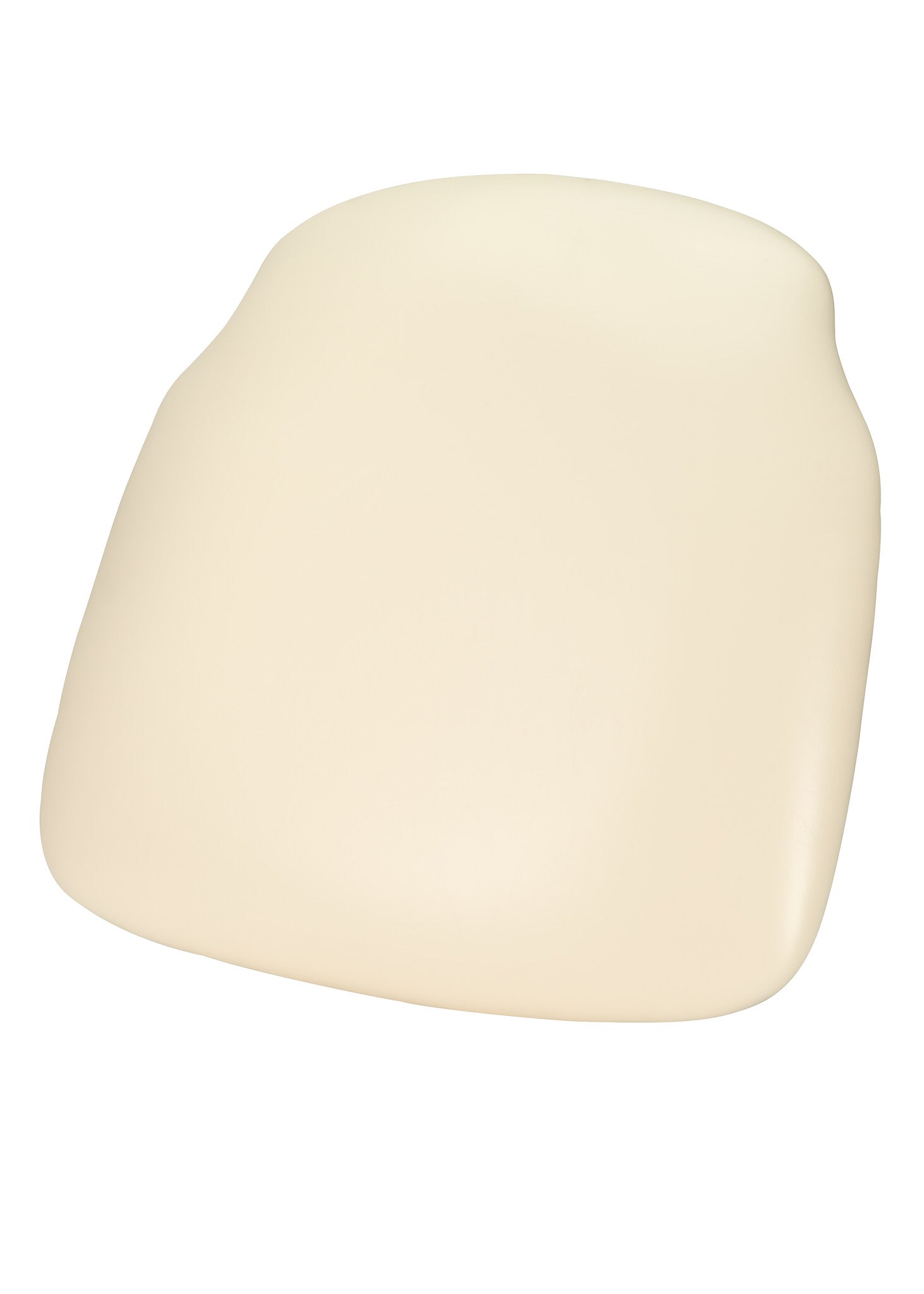 Chivari Ivory Vinyl 1.75" Thick Cross Back Cushion CUSHX-PANVINIVY-PVC-AX-T