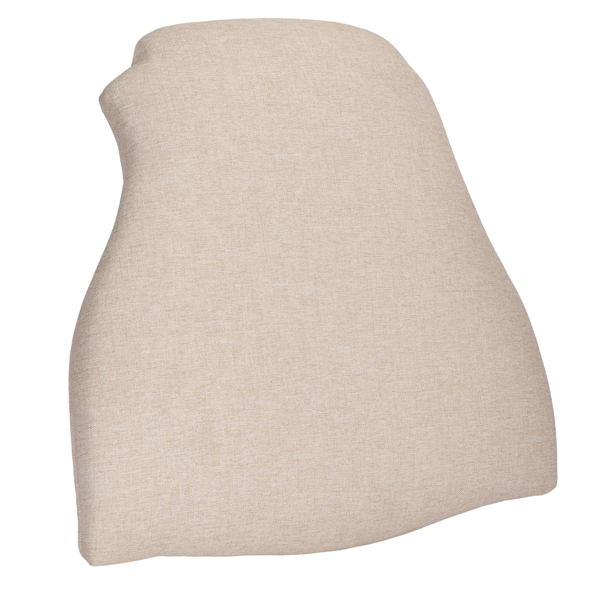 Chivari Beige 2.0" Thick Fabric Panel Back Replacement Cushion for Louis Pop and Royal Chairs CUSHPANFABLP-BGE-ZG