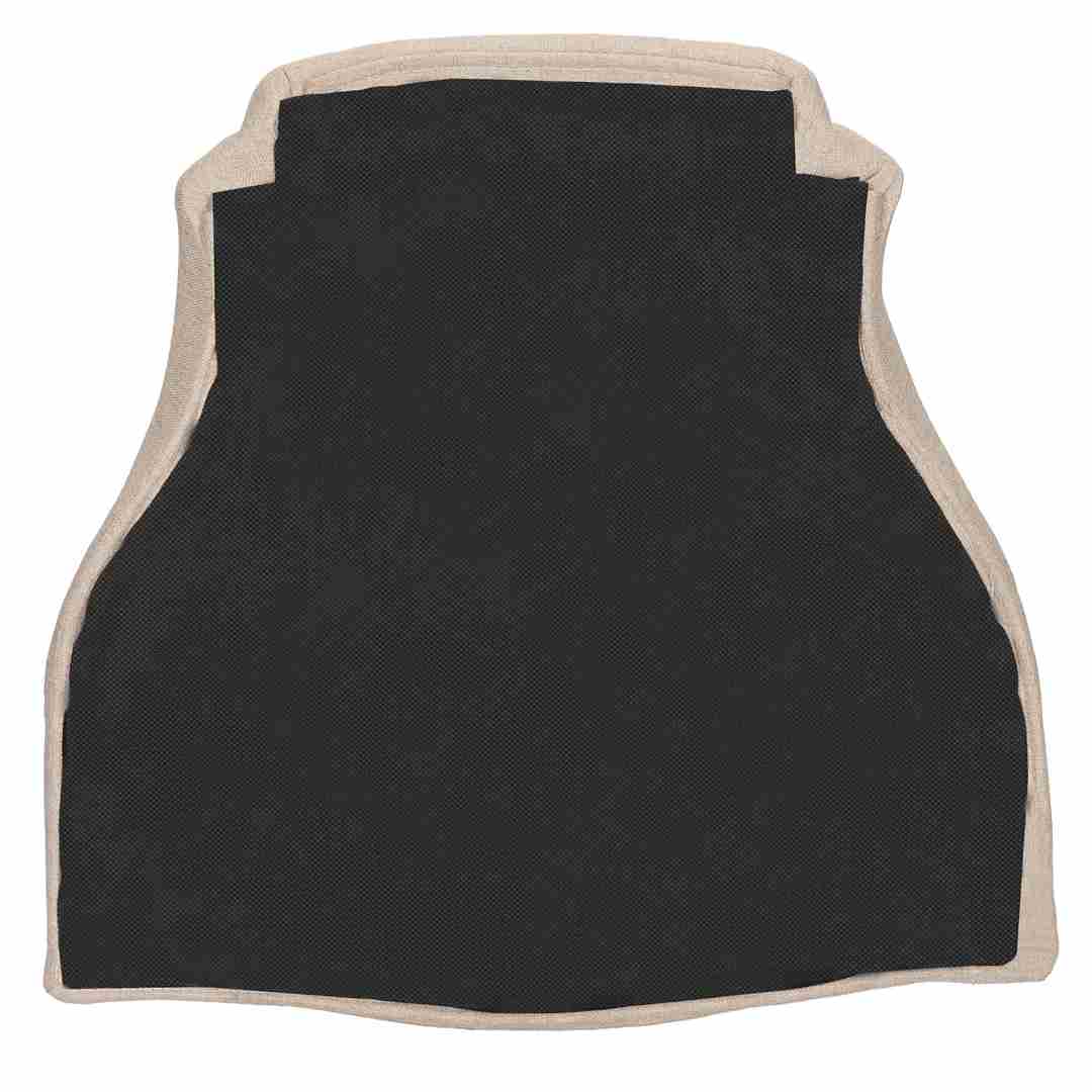 Chivari Beige 2.0" Thick Fabric Panel Back Replacement Cushion for Louis Pop and Royal Chairs CUSHPANFABLP-BGE-ZG