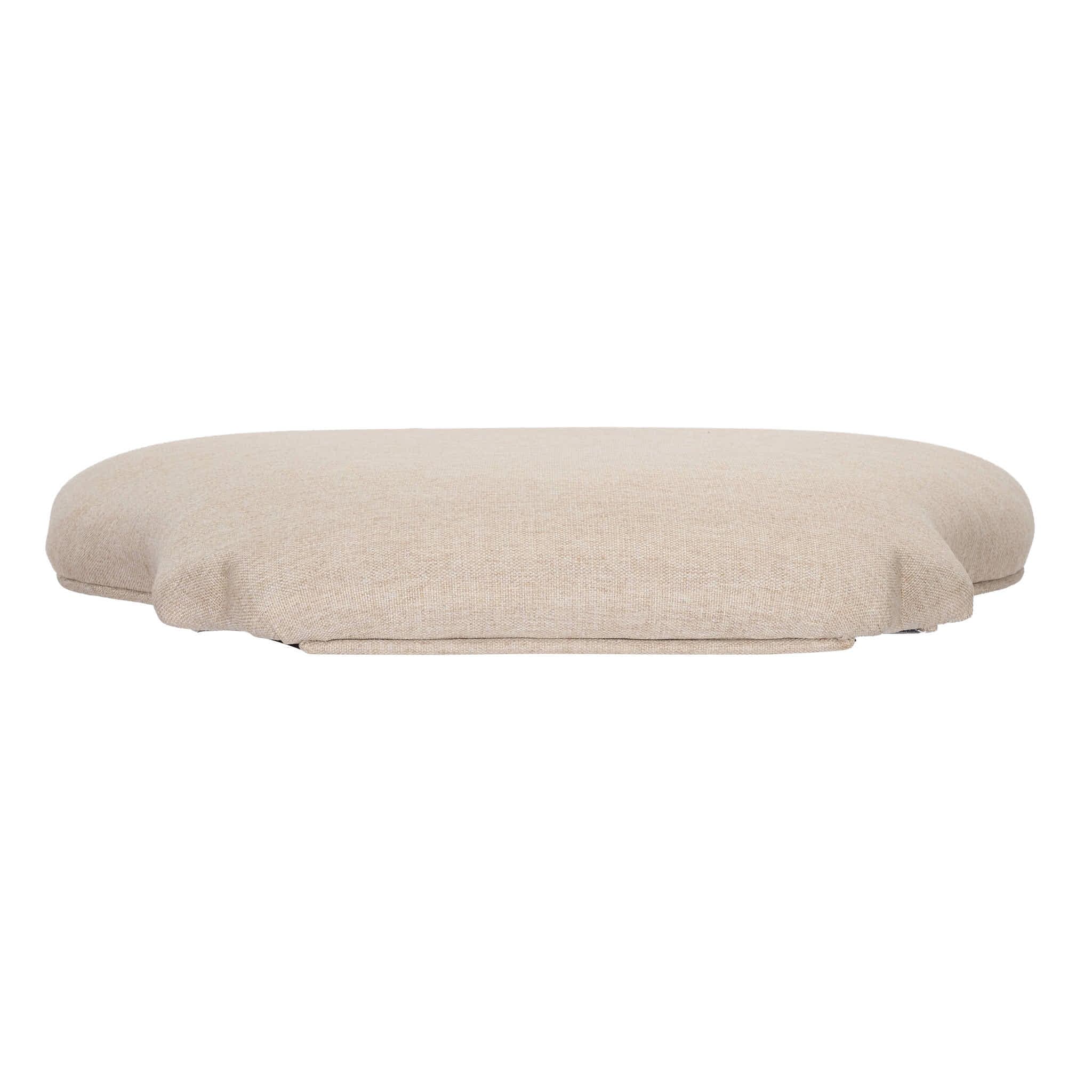 Chivari Beige 2.0" Thick Fabric Panel Back Replacement Cushion for Louis Pop and Royal Chairs CUSHPANFABLP-BGE-ZG