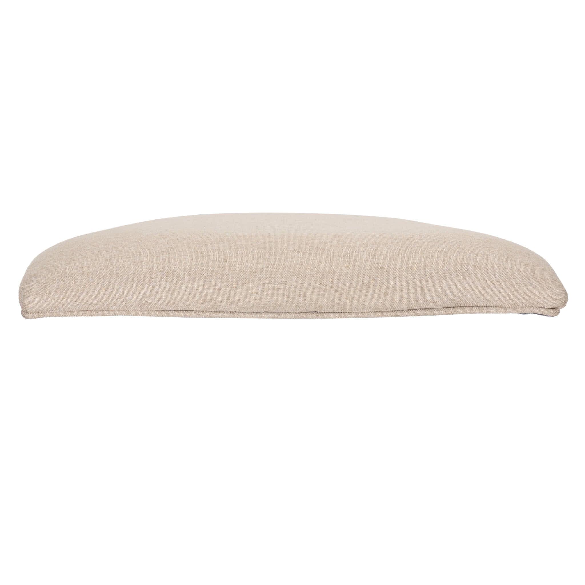 Chivari Beige 2.0" Thick Fabric Panel Back Replacement Cushion for Louis Pop and Royal Chairs CUSHPANFABLP-BGE-ZG