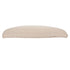 Chivari Beige 2.0" Thick Fabric Panel Back Replacement Cushion for Louis Pop and Royal Chairs CUSHPANFABLP-BGE-ZG