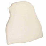 Ivory 2.0" Thick Fabric Panel Back Replacement Cushion for Louis Pop and Royal Chairs