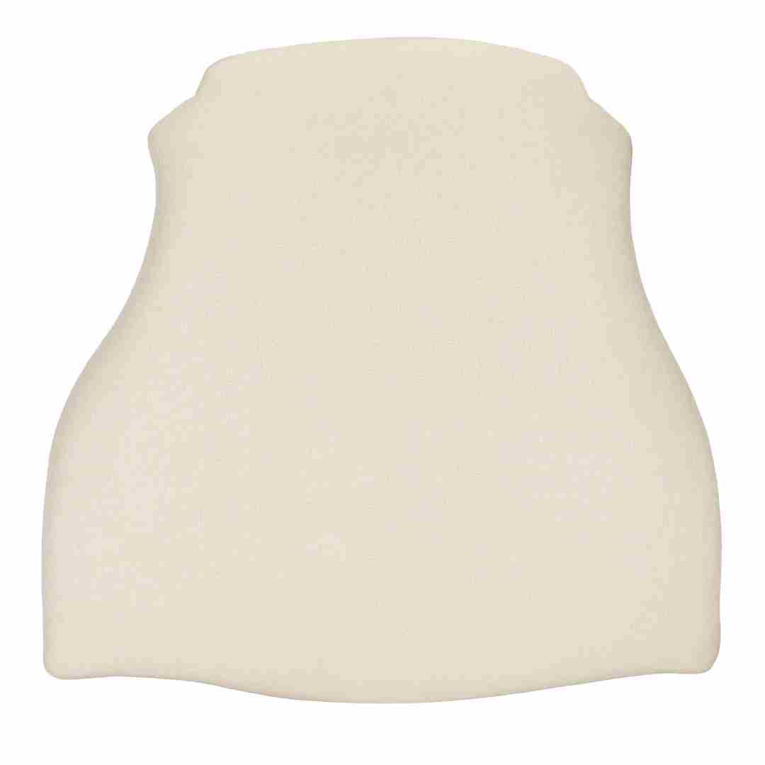 Chivari Ivory 2.0" Thick Fabric Panel Back Replacement Cushion for Louis Pop and Royal Chairs CUSHPANFABLP-IVY-ZG