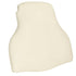 Chivari Ivory 2.0" Thick Vinyl Panel Back Replacement Cushion for Louis Pop and Royal Chairs CUSHPANVINLP-IVY-ZG
