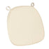 Chivari Ivory 1.6" Thick Cushion for BasicResin Cross Back or Willow Chairs with Velcro Strap CUSHSTRAPPIVY-AX