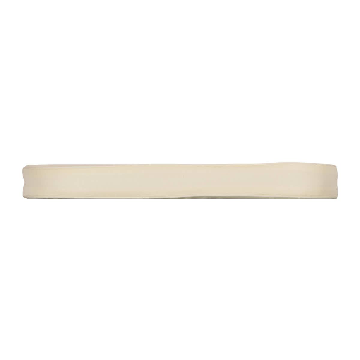 Chivari Ivory 1.6" Thick Cushion for BasicResin Cross Back or Willow Chairs with Velcro Strap CUSHSTRAPPIVY-AX