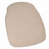 Chivari Beige Tweed Fabric Cross Back Seat Cushion 1.75" Thick with SlipNot™ Technology CUSHX-PANFABBURTAN-SPNT-AX