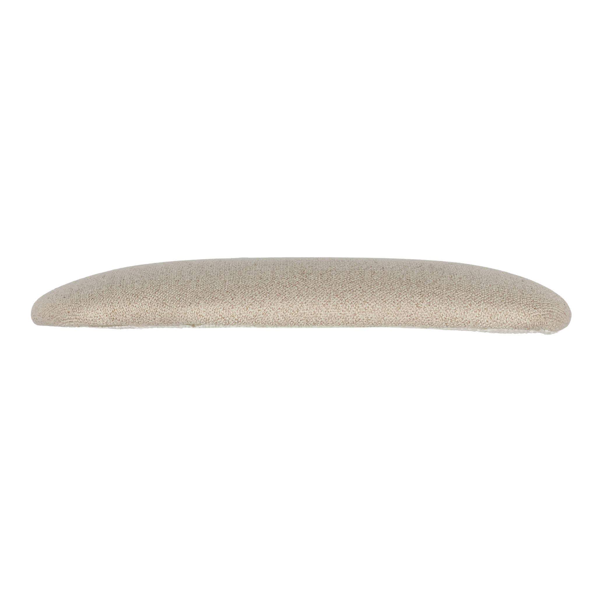 Chivari Beige Tweed Fabric Cross Back Seat Cushion 1.75" Thick with SlipNot™ Technology CUSHX-PANFABBURTAN-SPNT-AX