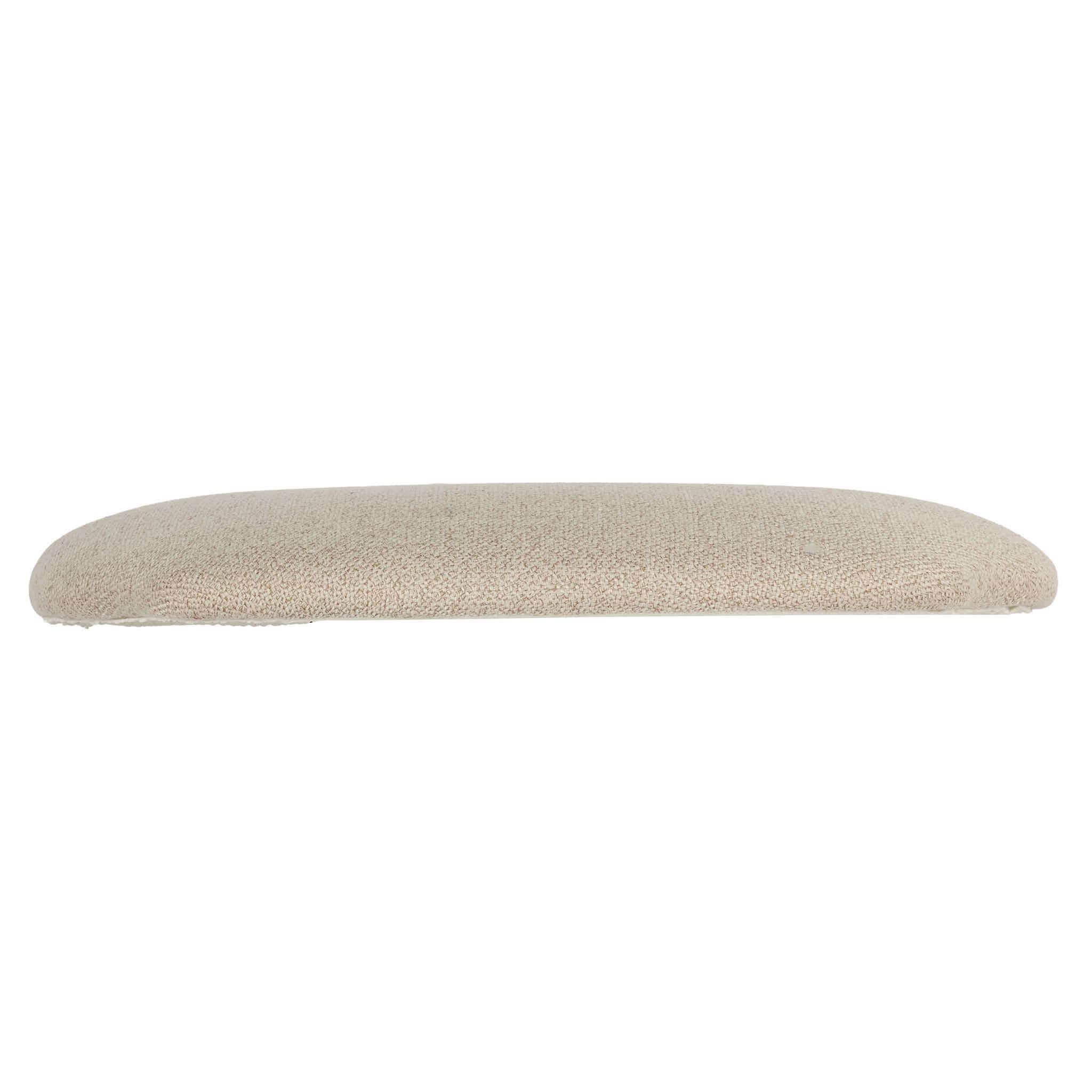 Chivari Beige Tweed Fabric Cross Back Seat Cushion 1.75" Thick with SlipNot™ Technology CUSHX-PANFABBURTAN-SPNT-AX