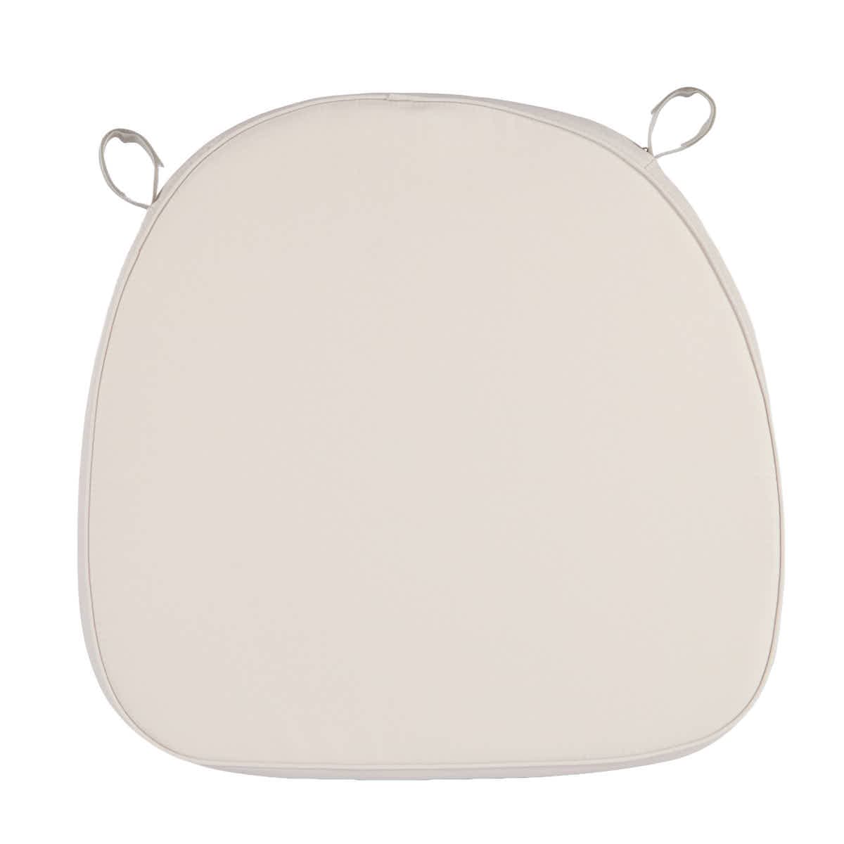 Chivari Silver Fabric 2” Thick Cross Back Cushion CUSHXSTRAP-SLV-AX-T