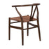 Chivari Fruitwood Wishbone Resin Chair with Brown Rope Seat CWHBFBR-ZG-T
