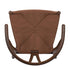 Chivari Fruitwood Wishbone Resin Chair with Brown Rope Seat CWHBFBR-ZG-T