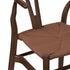 Chivari Fruitwood Wishbone Resin Chair with Brown Rope Seat CWHBFBR-ZG-T