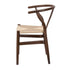 Chivari Fruitwood Wishbone Resin Chair with Natural Finish PE Rope Seat CWHBFN-ZG-T