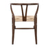 Chivari Fruitwood Wishbone Resin Chair with Natural Finish PE Rope Seat CWHBFN-ZG-T