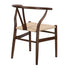 Chivari Fruitwood Wishbone Resin Chair with Natural Finish PE Rope Seat CWHBFN-ZG-T