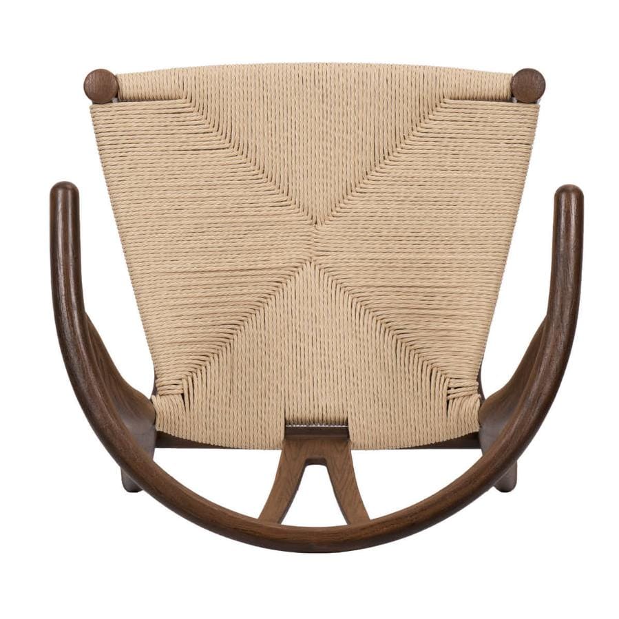 Chivari Fruitwood Wishbone Resin Chair with Natural Finish PE Rope Seat CWHBFN-ZG-T