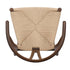 Chivari Fruitwood Wishbone Resin Chair with Natural Finish PE Rope Seat CWHBFN-ZG-T