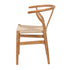 Chivari Natural Wishbone Resin Chair with Natural Rope Seat CWHBNN-ZG-T