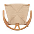 Chivari Natural Wishbone Resin Chair with Natural Rope Seat CWHBNN-ZG-T