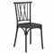 Chivari Black Willow Mono Frame BasicResin™ Chair CWPB-ZG