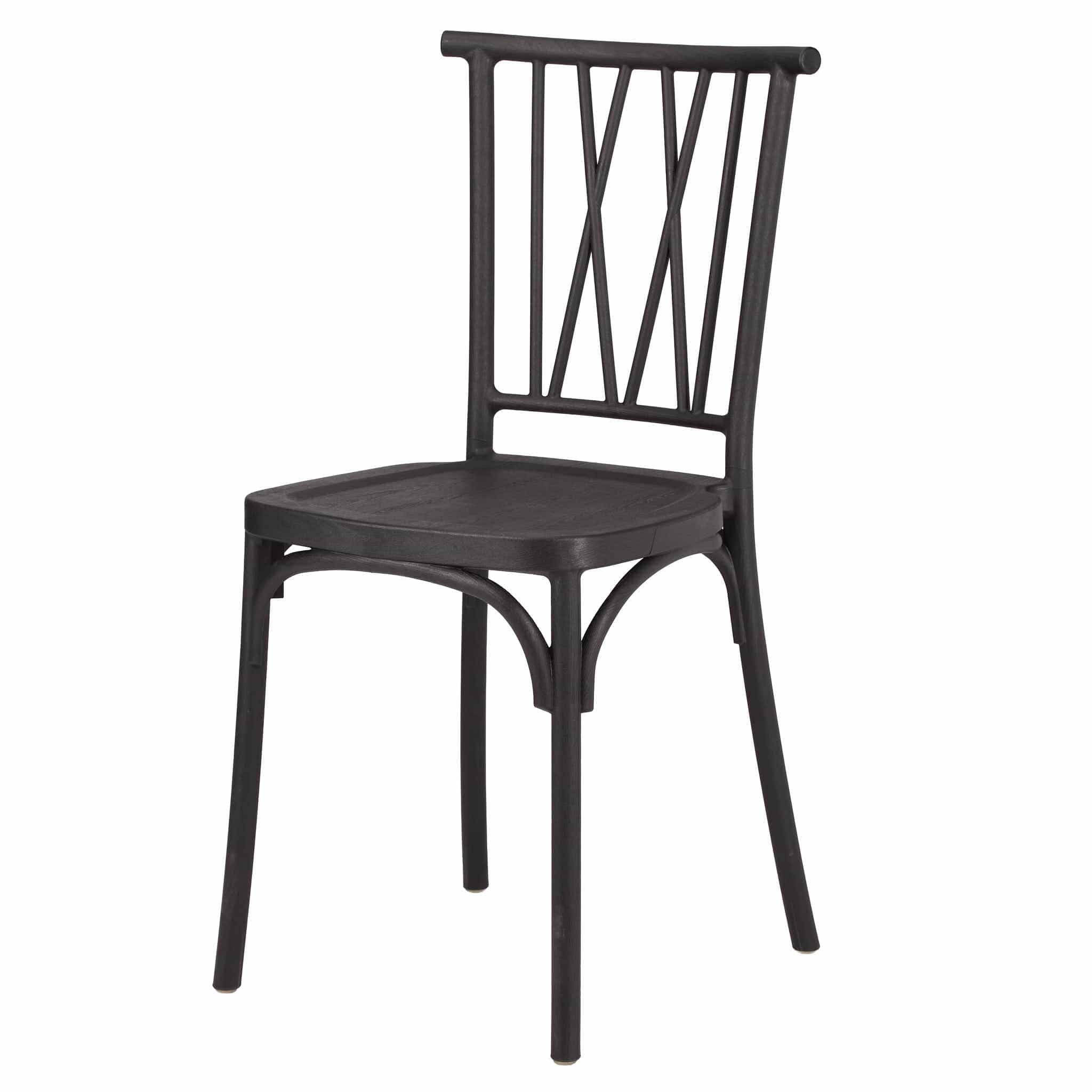 Chivari Black Willow Mono Frame BasicResin™ Chair CWPB-ZG
