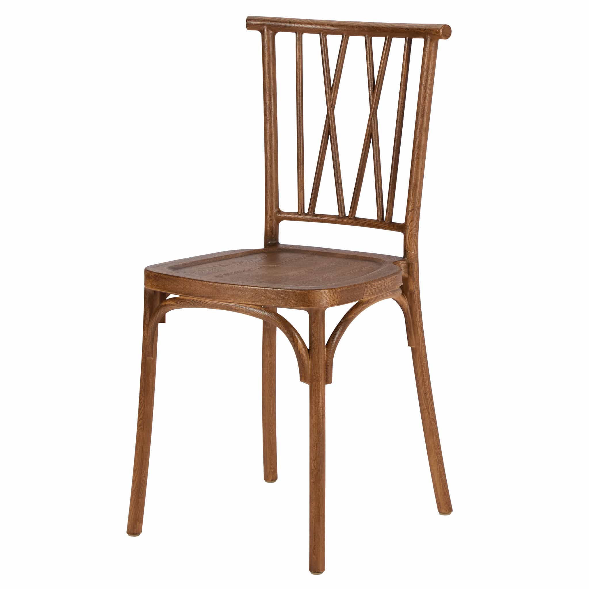 Chivari Chestnut Willow Mono Frame BasicResin™ Chair CWPC-ZG
