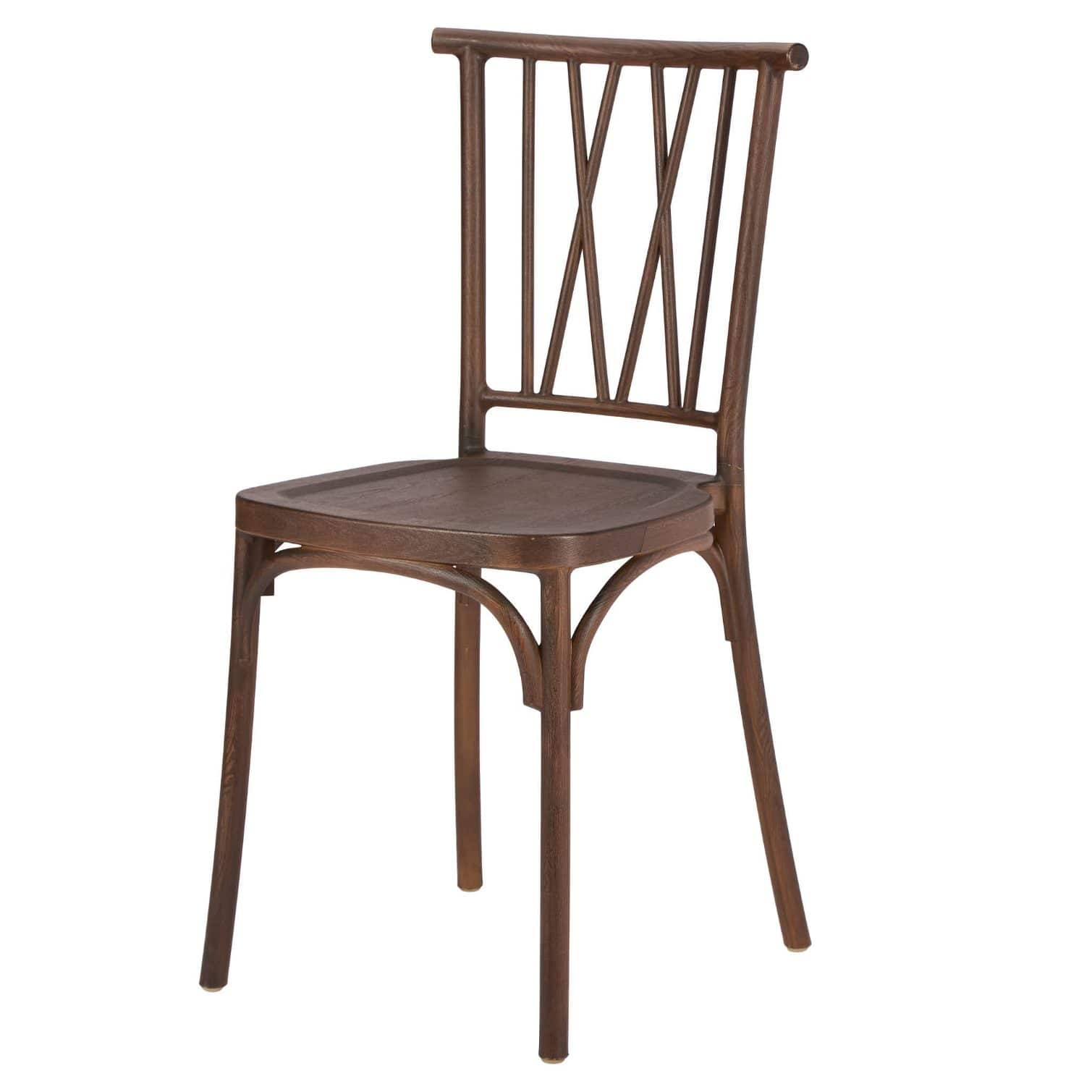 Chivari Fruitwood Willow Mono Frame BasicResin™ Chair CWPF-ZG