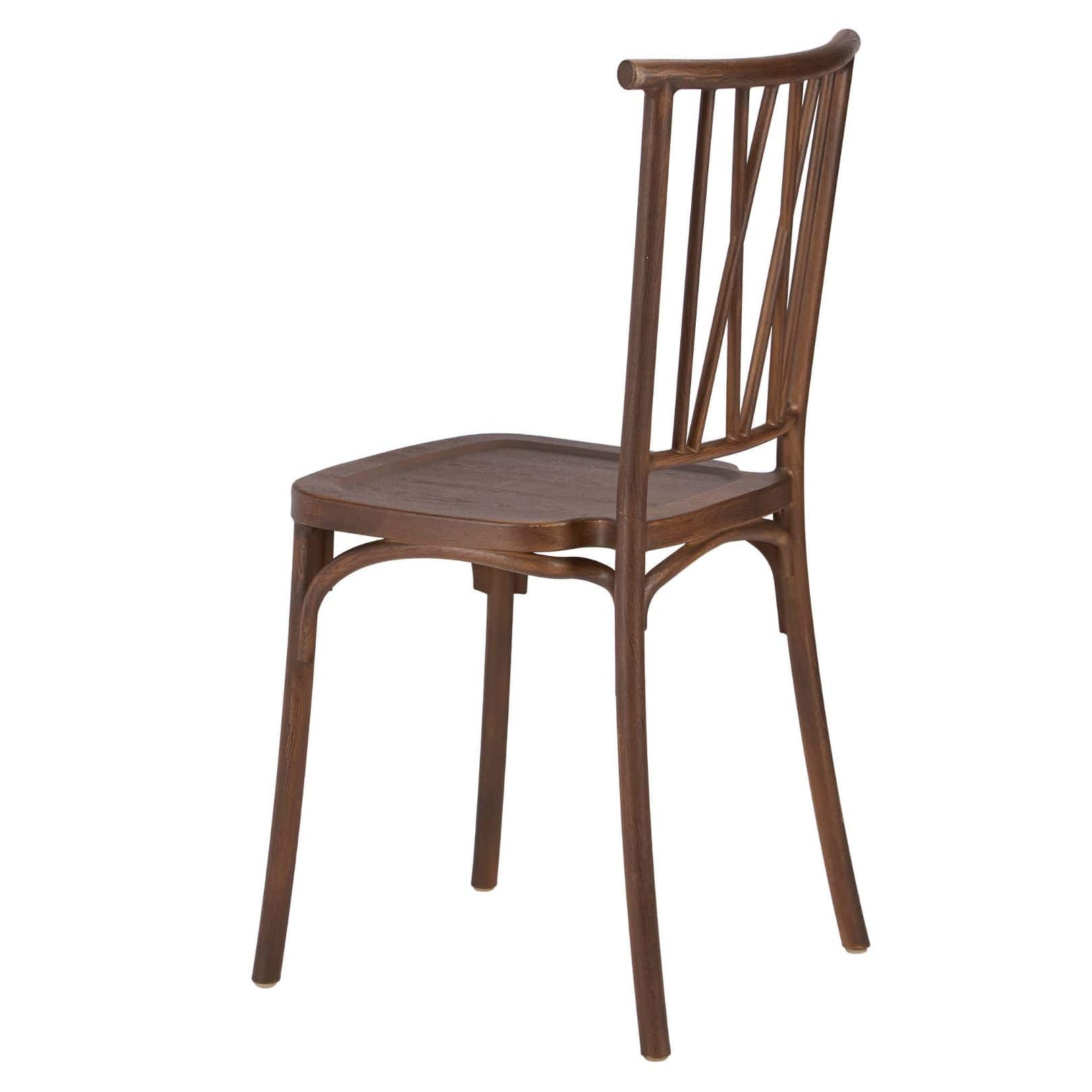 Chivari Fruitwood Willow Mono Frame BasicResin™ Chair CWPF-ZG